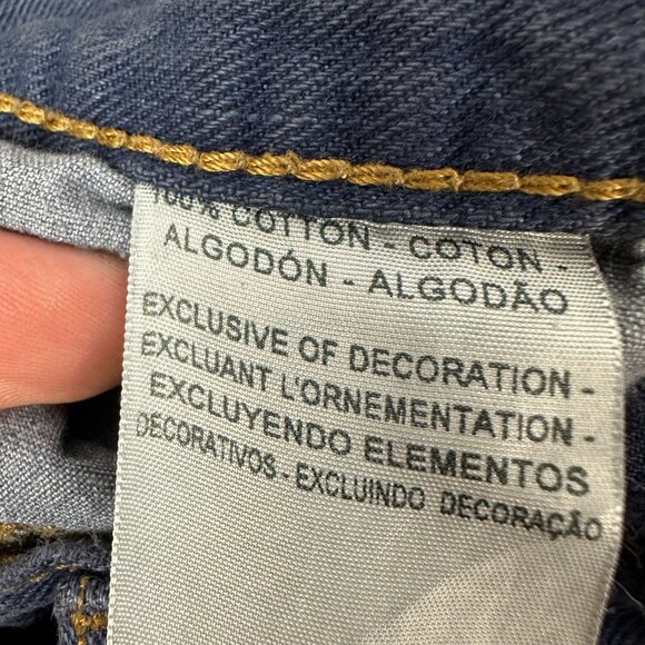 Signature By Levi Strauss & Co. Mens Regular Fit Jeans 34x34 Blue Denim - Picture 5 of 8